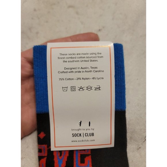 Steve Perry Traces Exclusive Limited Black Red & Blue Custom Socks NEW - Picture 3 of 4